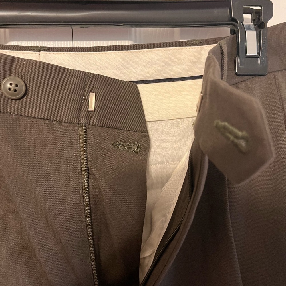 Mens Ivy Crew Brown Dress Pants - Picture 2 of 4